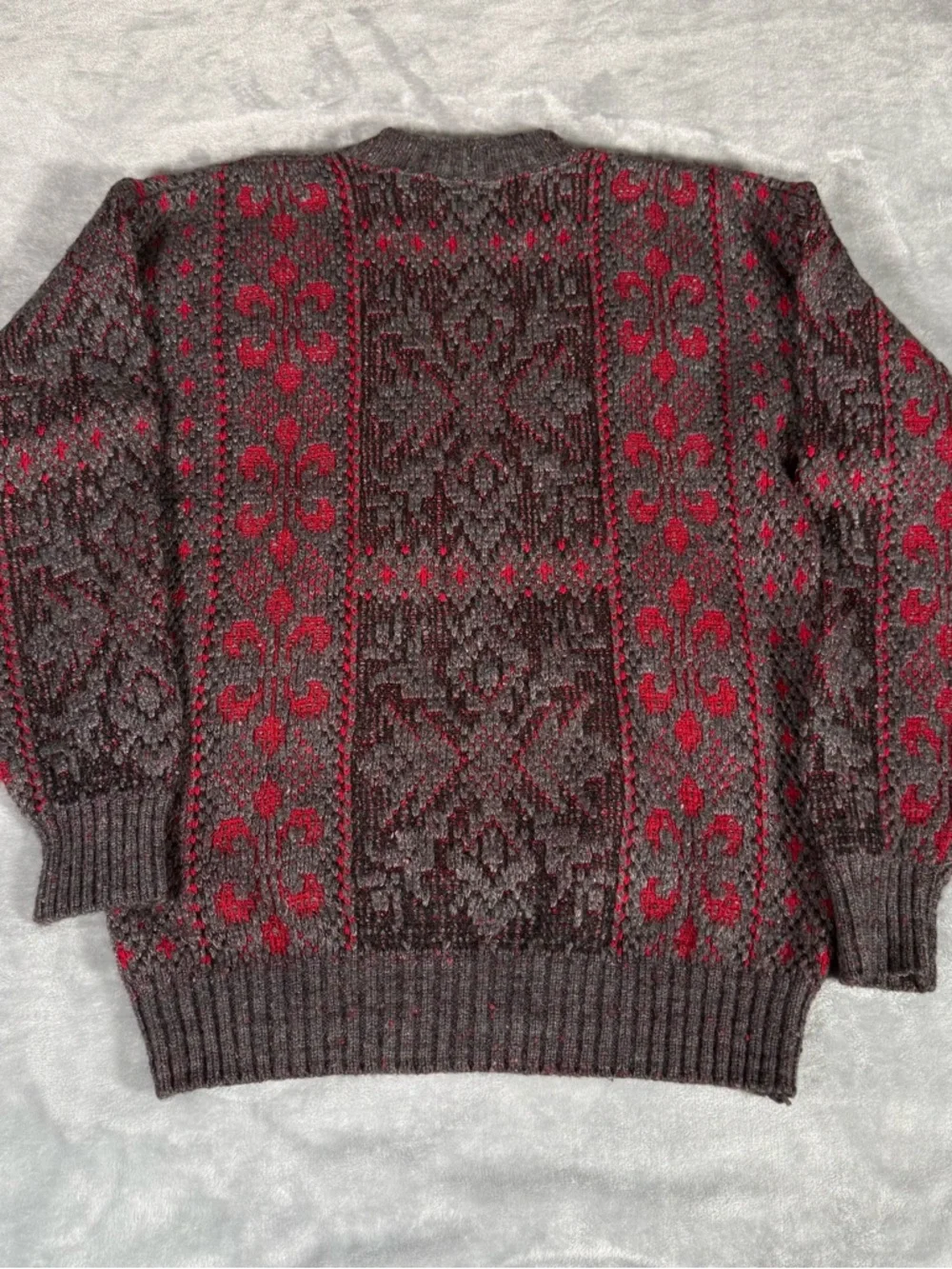 Vintage Crossings Sweater Mens S Loose Fit (Estimated) Scratchy Wool 90s